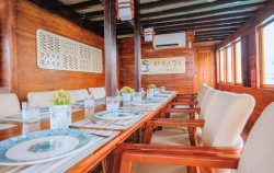Open Trip Komodo 2D1N by Senada Luxury Phinisi, Dining Area
