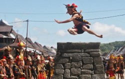 Stone Jumping image, Nias Island Tour 4 Days 3 Nights, Sumatra Adventure