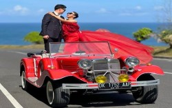 Red Marvia Classic image, Bali Classic Vintage Car, Bali Car Charter