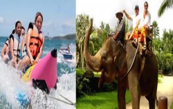 Watersport & Elephant ride,Bali 2 Combined Tours,Water Sports and Elephant Ride