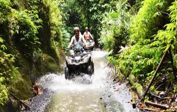 Small river track,Bali 3 Combined Tours,Watersport, ATV Ride & Spa Package