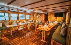 Dining Area,Komodo Open Trips,Open Trip 3D2N by Zada Nara Luxury Phinisi