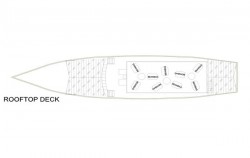 Rooftop Deck Plan image, Zada Ulla Deluxe Phinisi Charter, Komodo Boats Charter